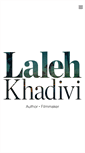 Mobile Screenshot of laleh-khadivi.com